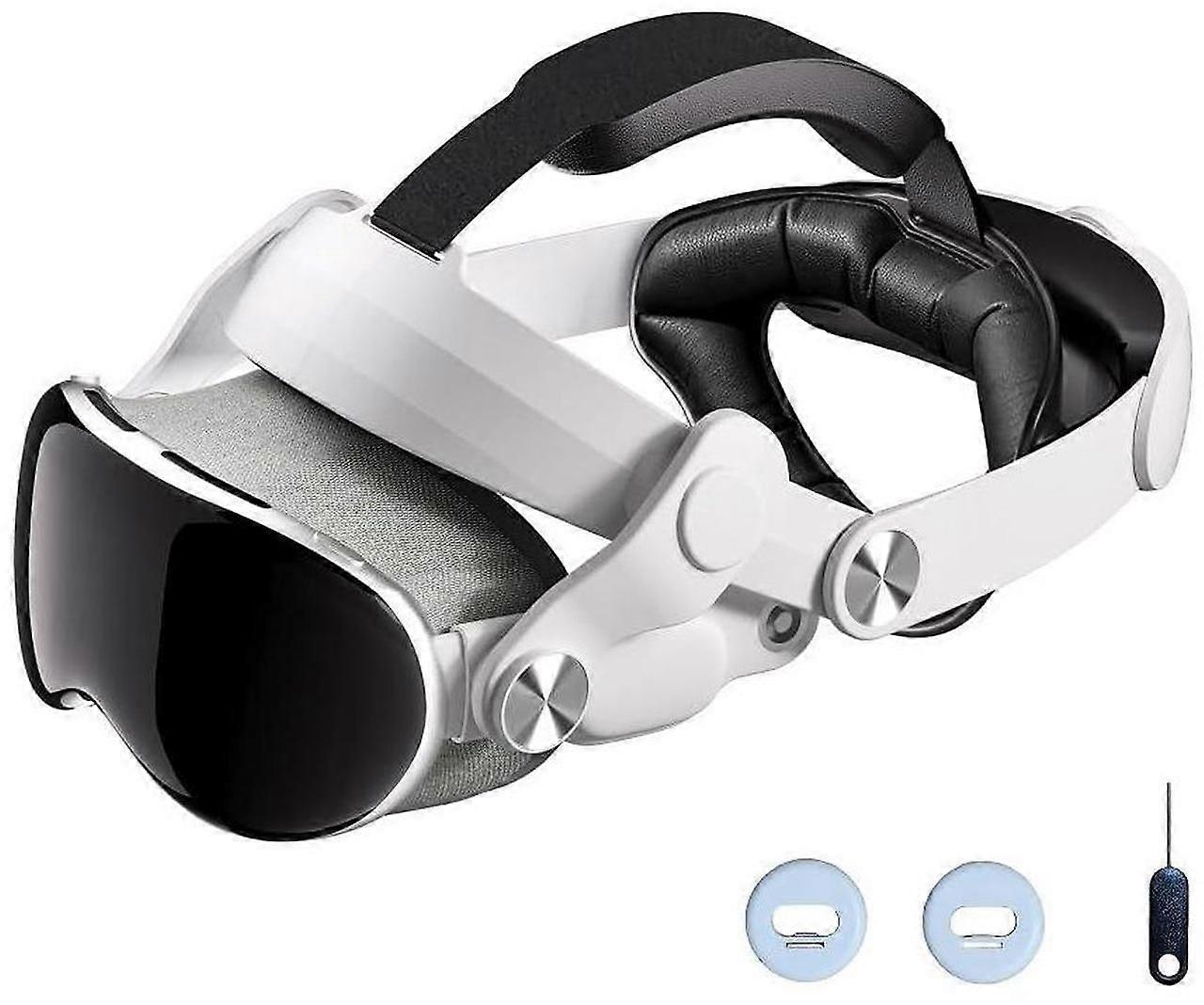 Head Strap for Apple Vision Pro,Pressure-Reducing Comfort Head Strap Compatible with Apple Vision Pro, Head Strap with Breathable Sponge Pad,Adjustabl