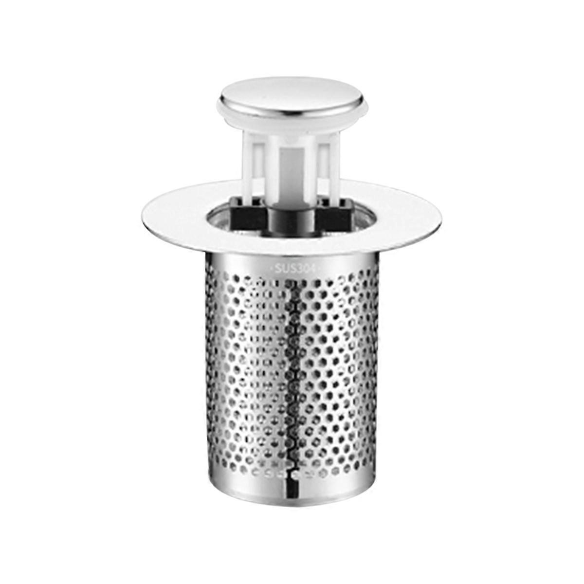 Bathroom Sink Stopper for 1.3-2.1 Inch, with Removable Filter A