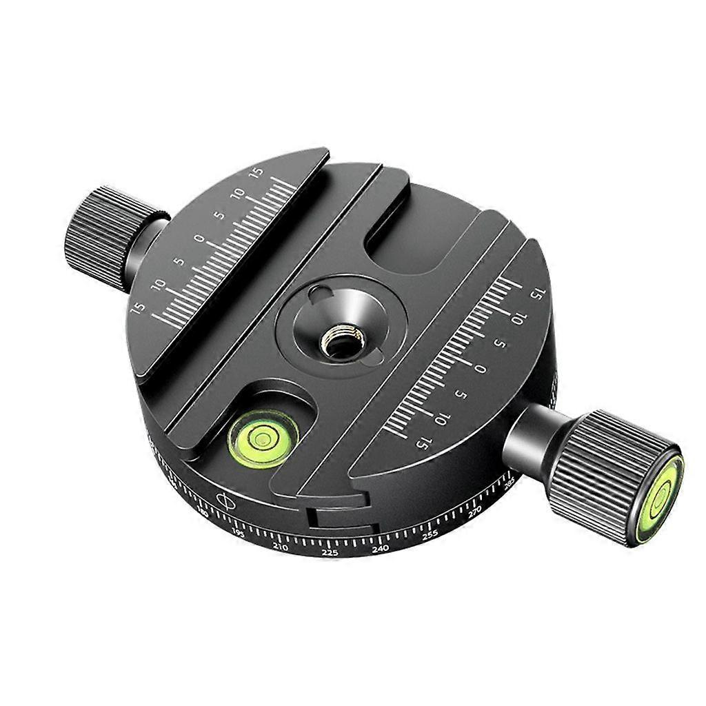 360 Degree Rotating Tripod Quick Release Plate Panoramic Stand for DSLR Camera
