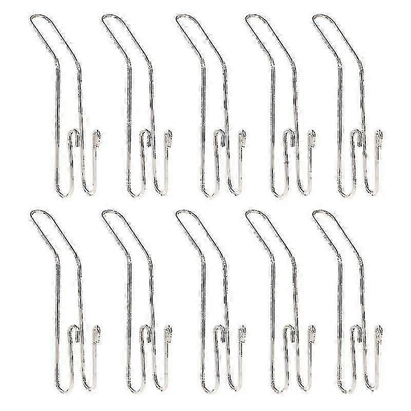 14.5X8cm Silver Vehicle Headrest Hangers & Hooks 10pcs Vehicle Multifunctional Hanging Hook Stainles
