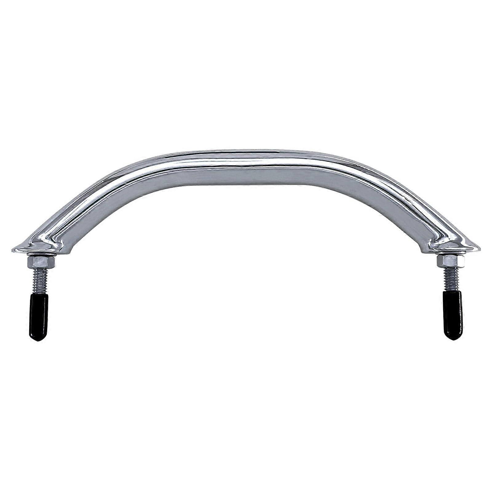 8' Handle Handrail Stainless Steel Polished Boat Grab Bar Hardware Multipurpose Round Grab Handle Hand Rail Silver Boat Grab Bar for Marine Yacht RV