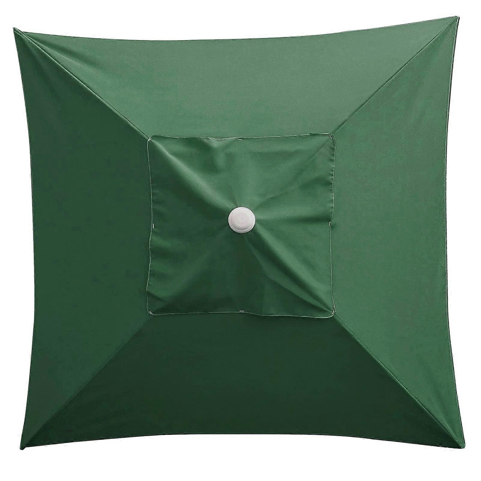 Rectangular Umbrella 4-Rib Patio Canopy Replacement Cloth, Spare Canopy For Luxury Square Umbrella