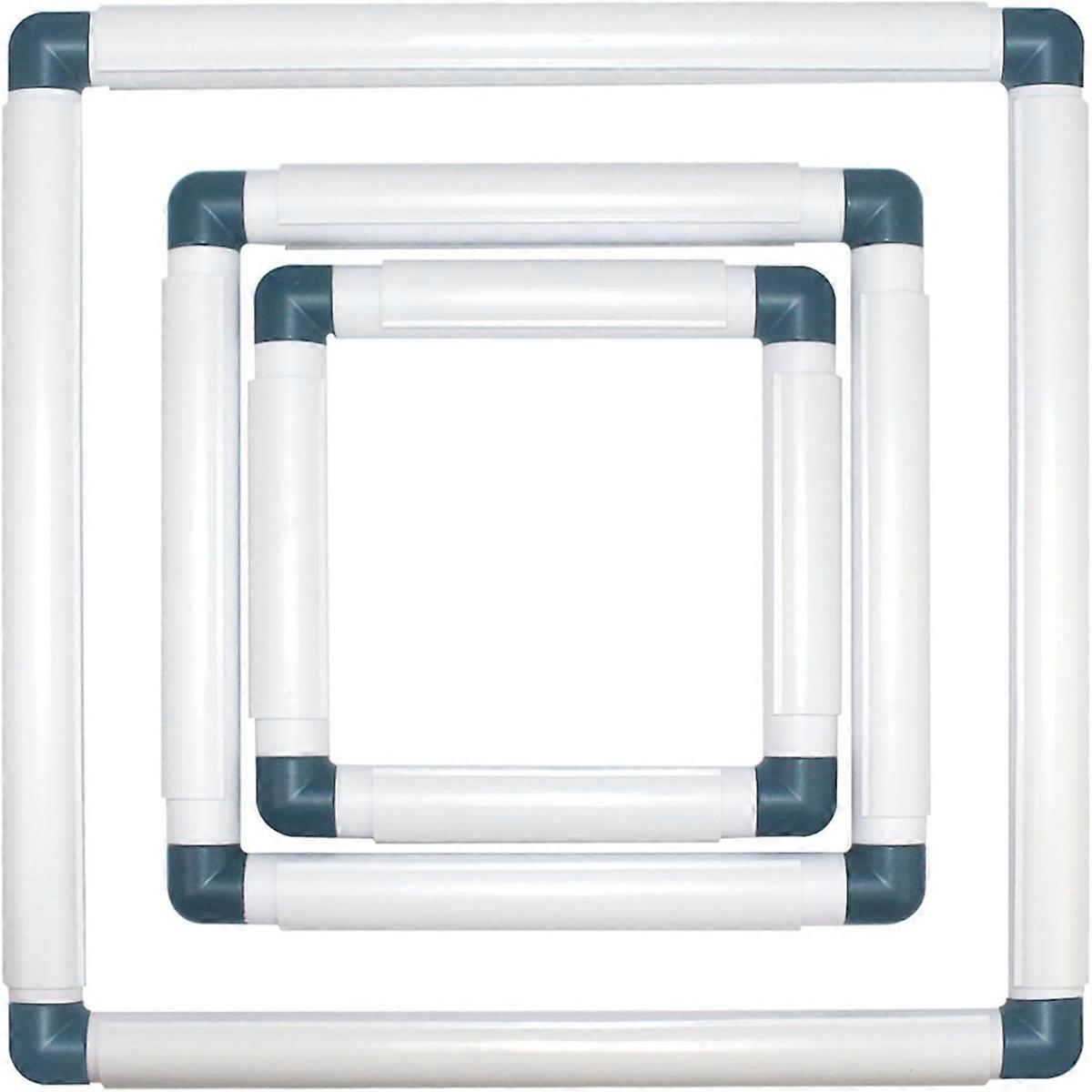 3-Pack Hoops Embroidery Quilting Frame,Blue