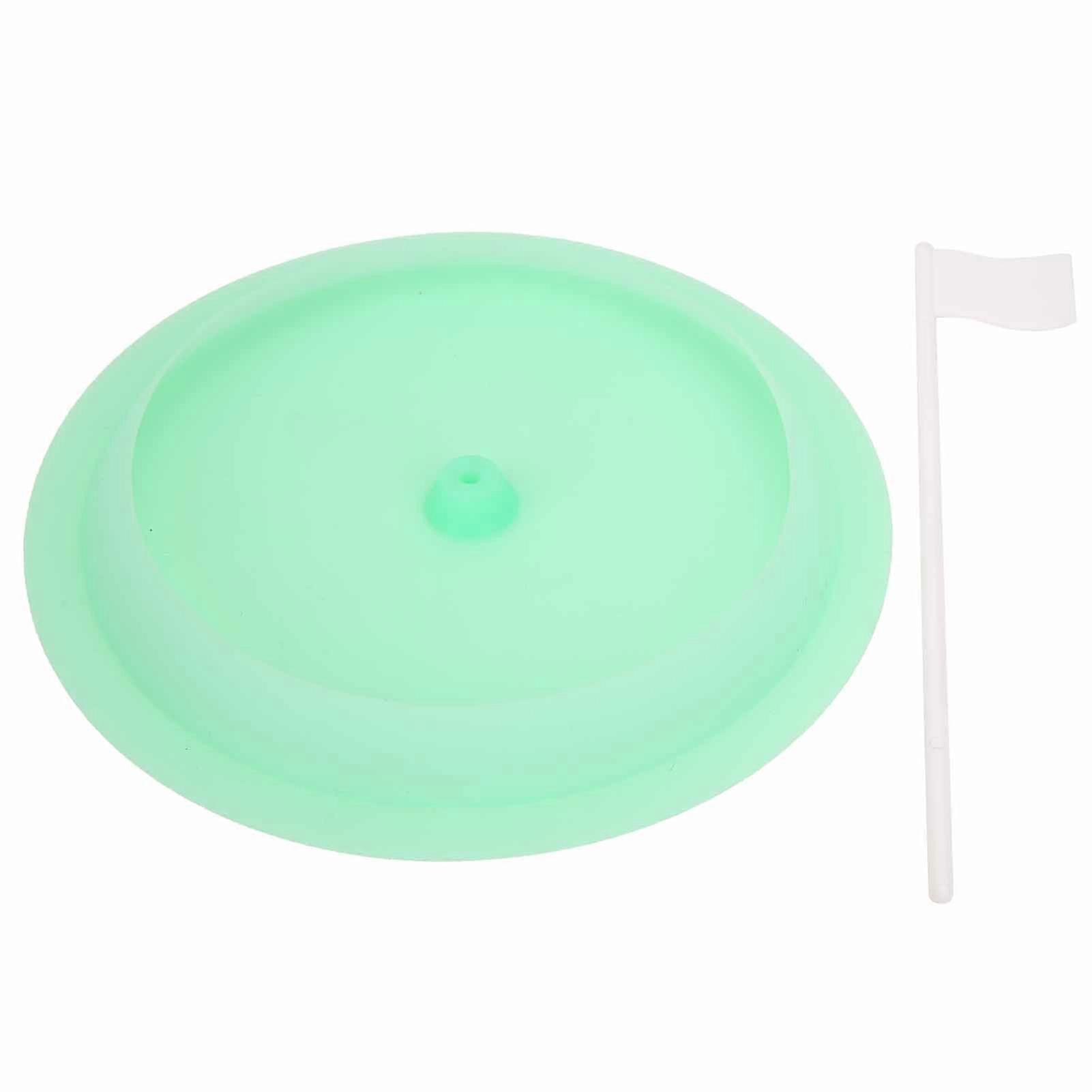 Golf Putter Practice Silicone Disc Hole Putting Cup Indoor with Plastic Target Flag