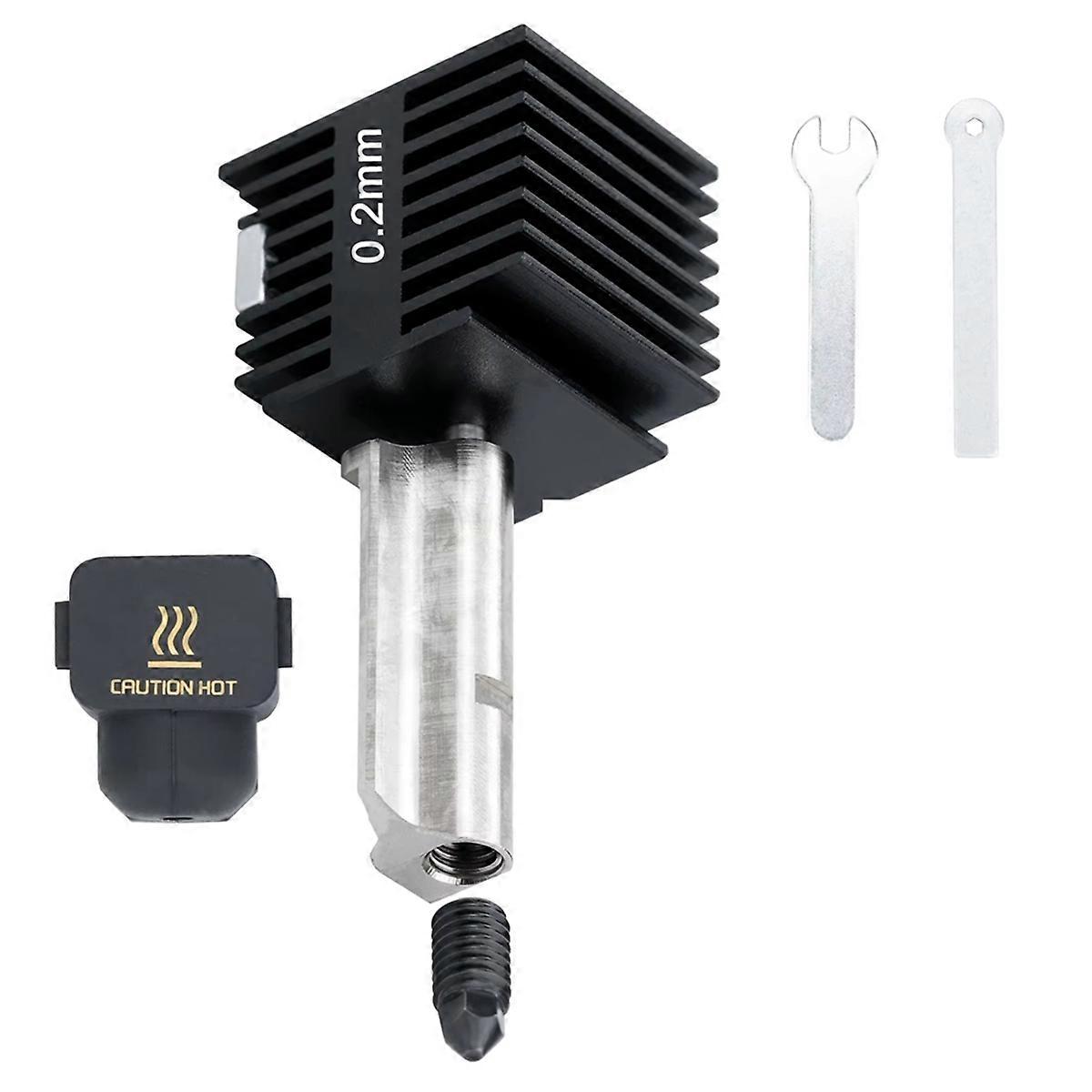 For Bambu Lab A1 Hotend Kit Replace Nozzle 0.2mm