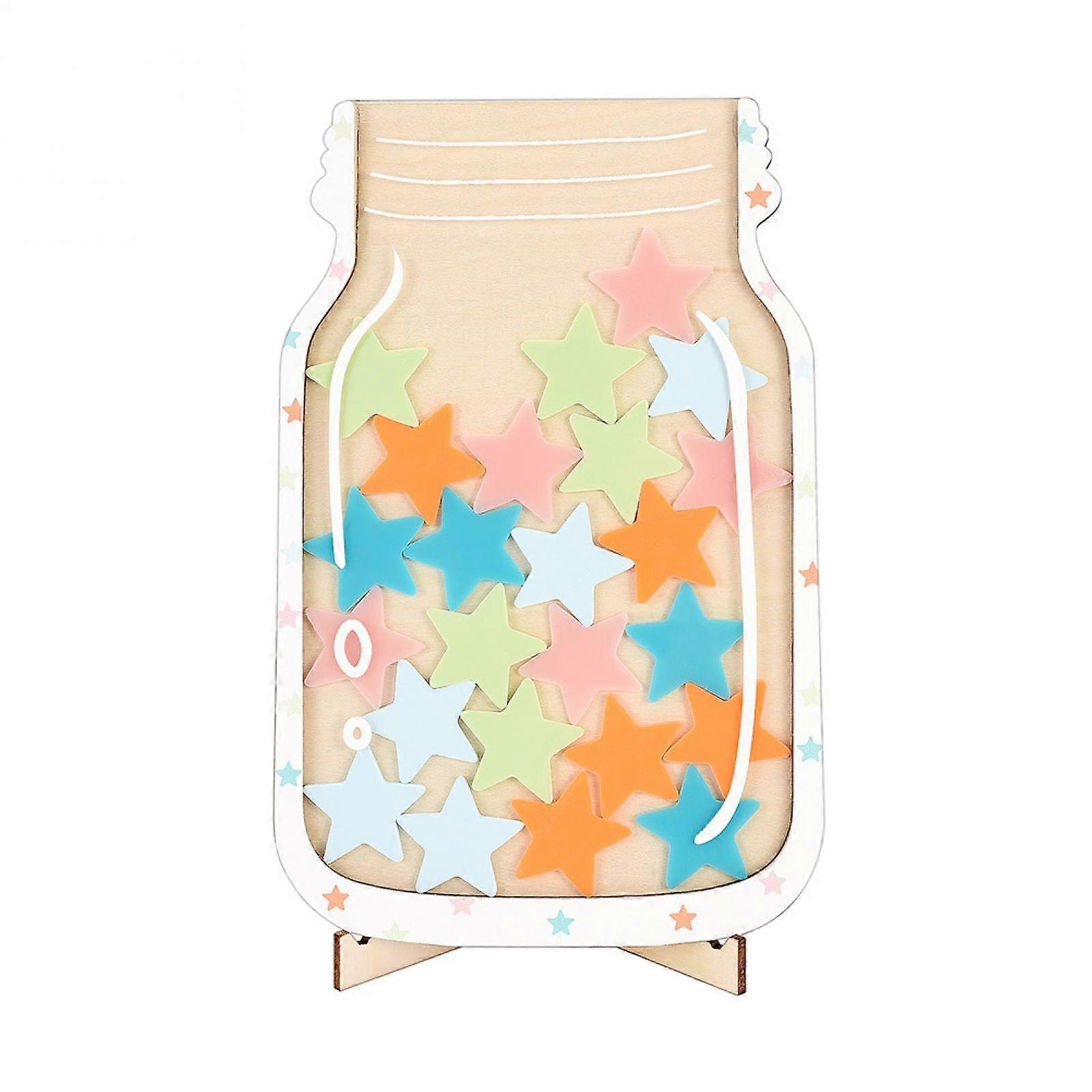 Magnetic Reward Jar, Magnetic Star Reward Jar Classroom, Behavior Management Classroom Tools, Reward Jar System for Classroom Home, Magnetic Reward Ja