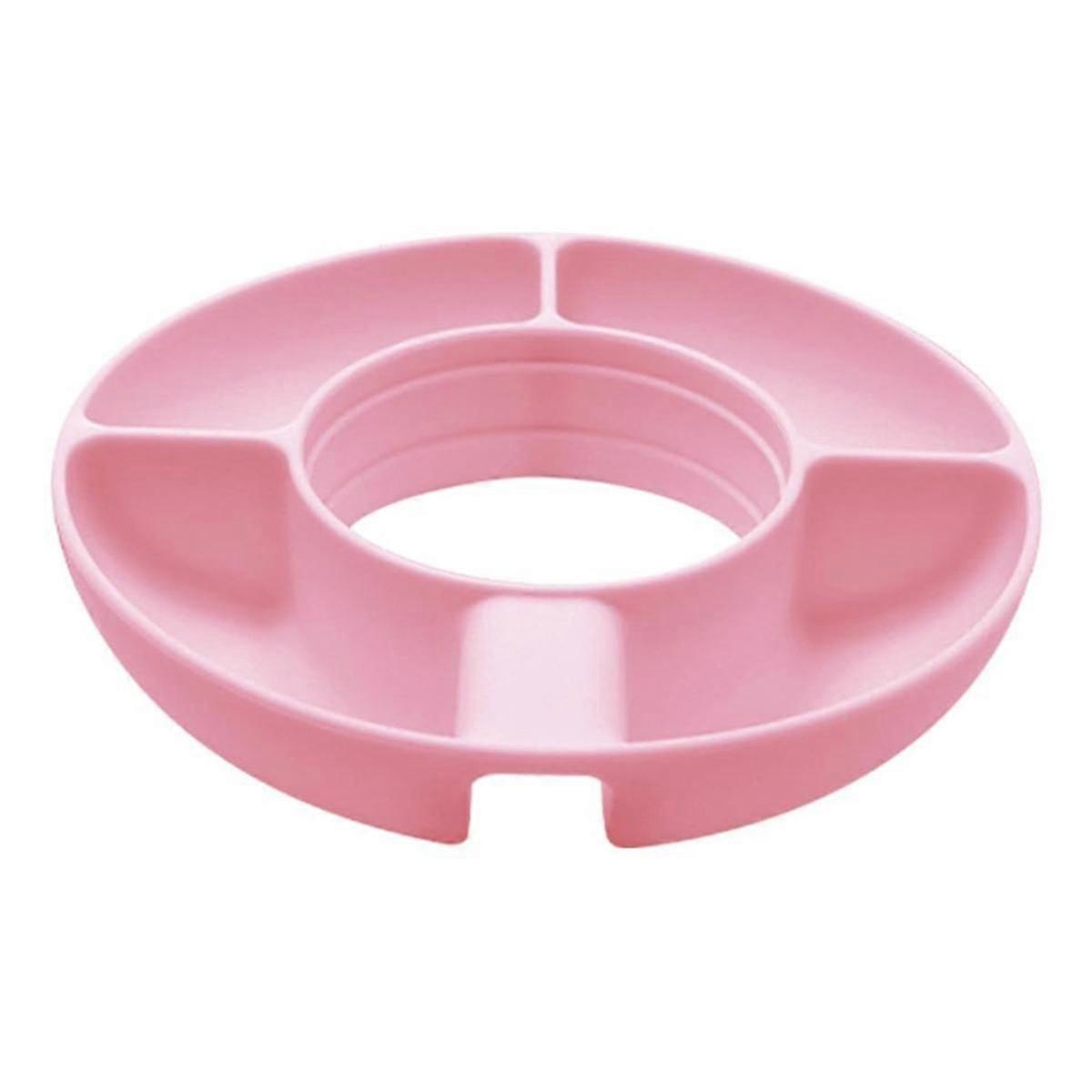Snack Bowl for 40Oz Cup with Handle Reusable Snack Tray with 4Compartment Portable Holder for Snack Tray