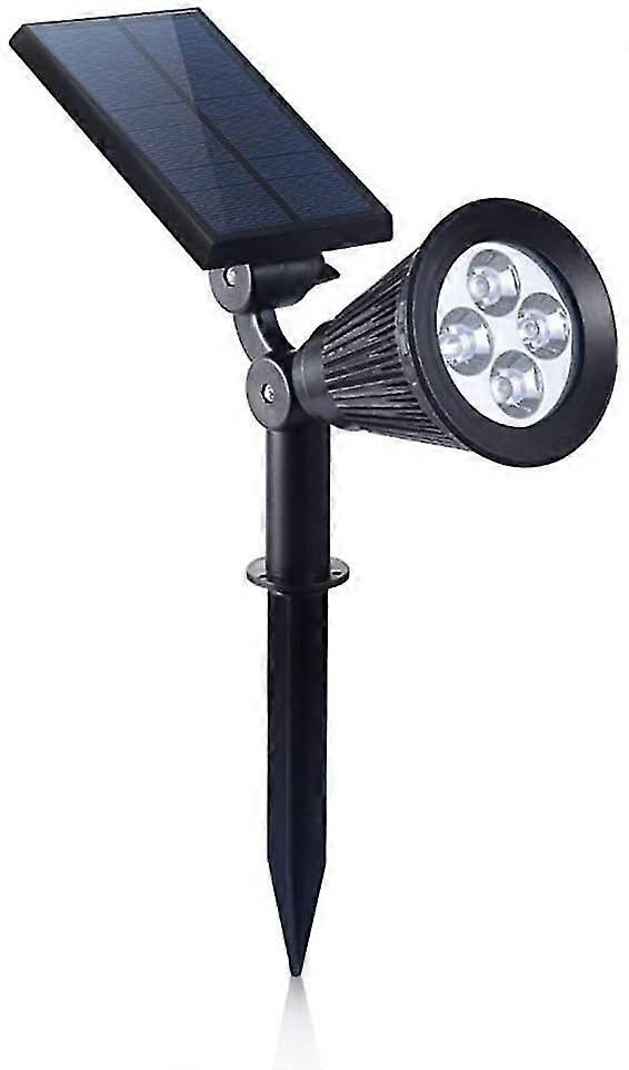 Solar Spotlight Outdoor, 180 Adjustable Auto On/off Flag Pole Lights