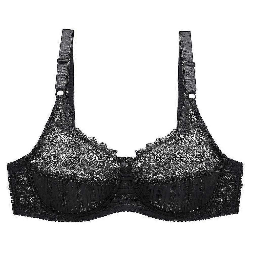 Underwire Bralette with Lace Detail and Push-Up Support for Women's Intimate Underwear