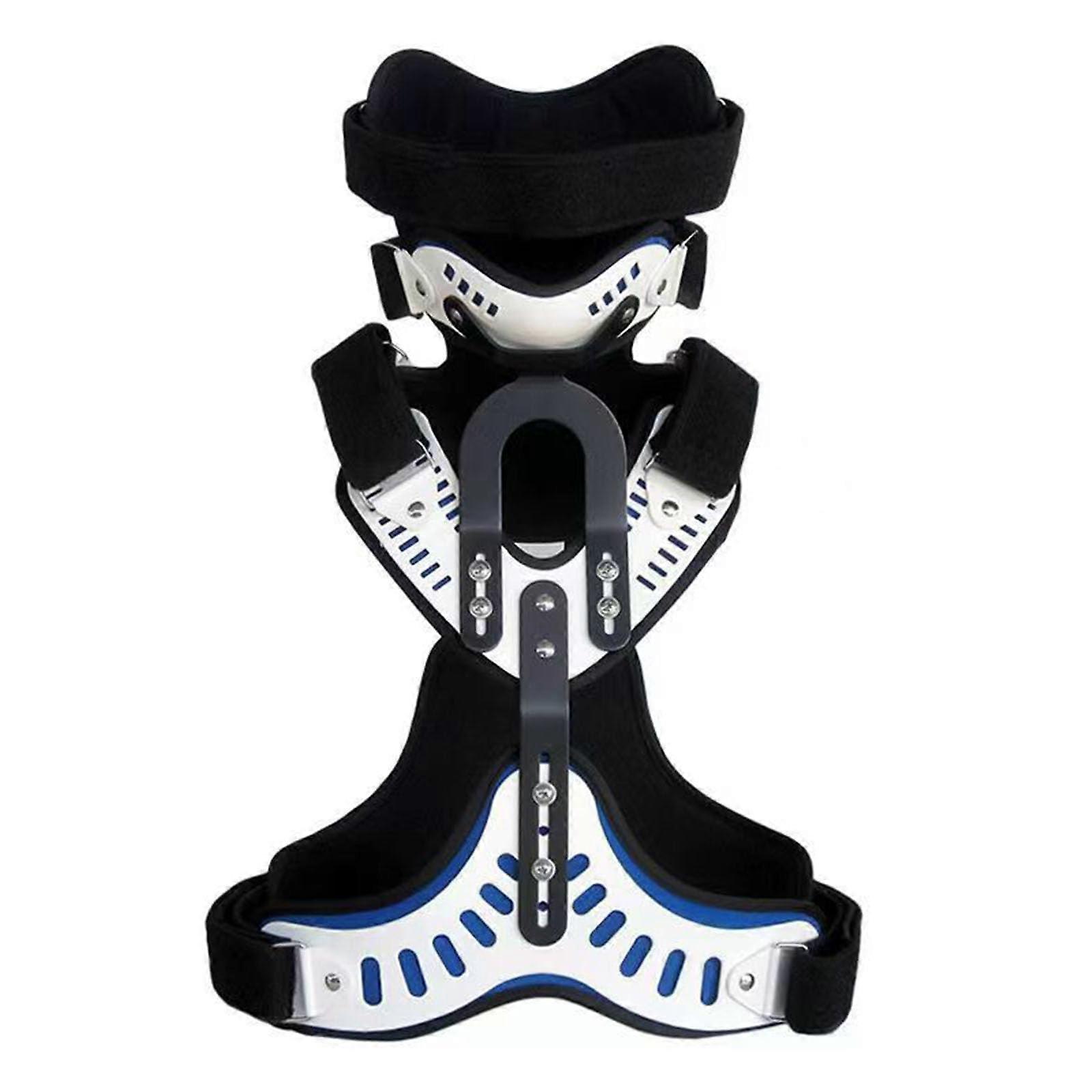 Adjustable Head Neck Chest Thoracic Halo Traction Device A2, Cervical Support for Neck Pain, Comfortable and Durable