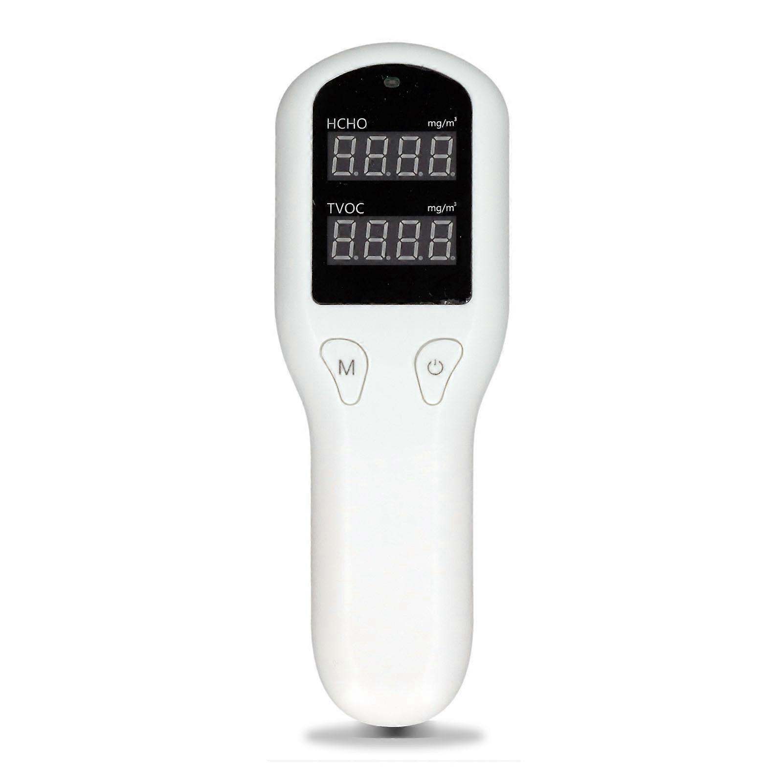 Air Quality Detector High Accuracy HCHO TVOC Tester LCD Display Handheld Gas Monitor for Indoor