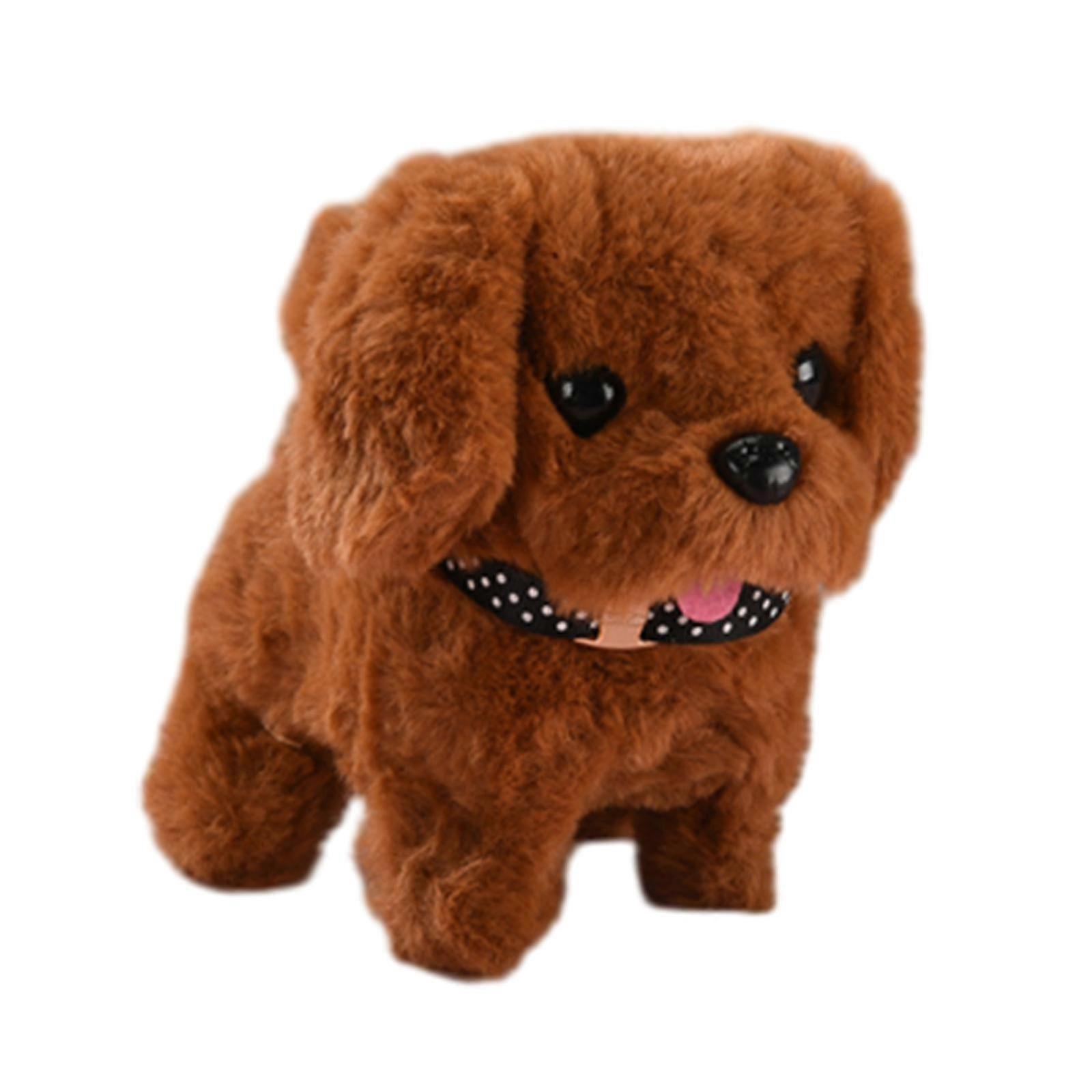 電子ロボット犬ウォーキング吠える尾を振る子犬犬ぬいぐるみキッズギフト