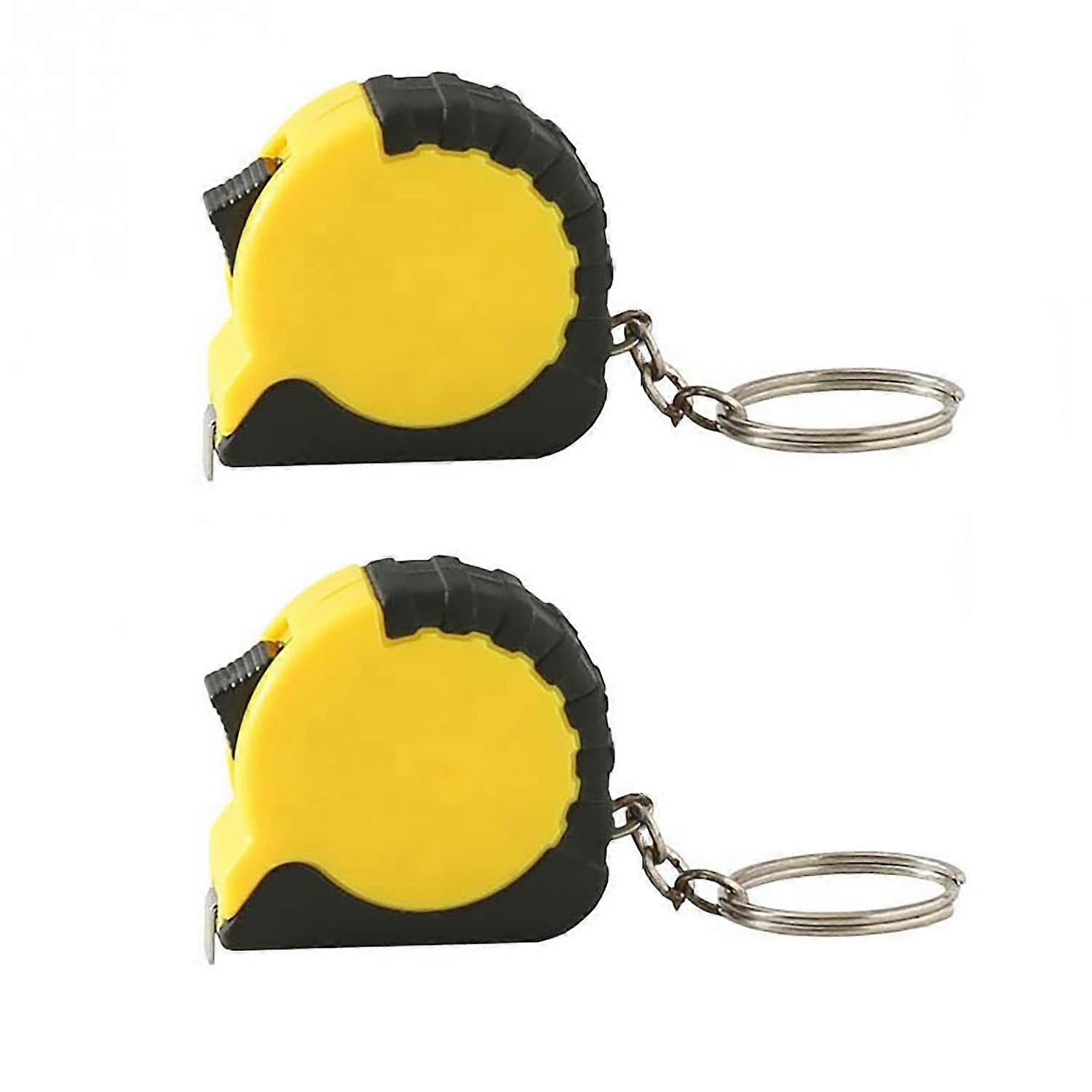 2025 Latest Model 2 pcs 100cm/40" Mini Key Chain Measure Tape Portable Retractable Measuring Tape