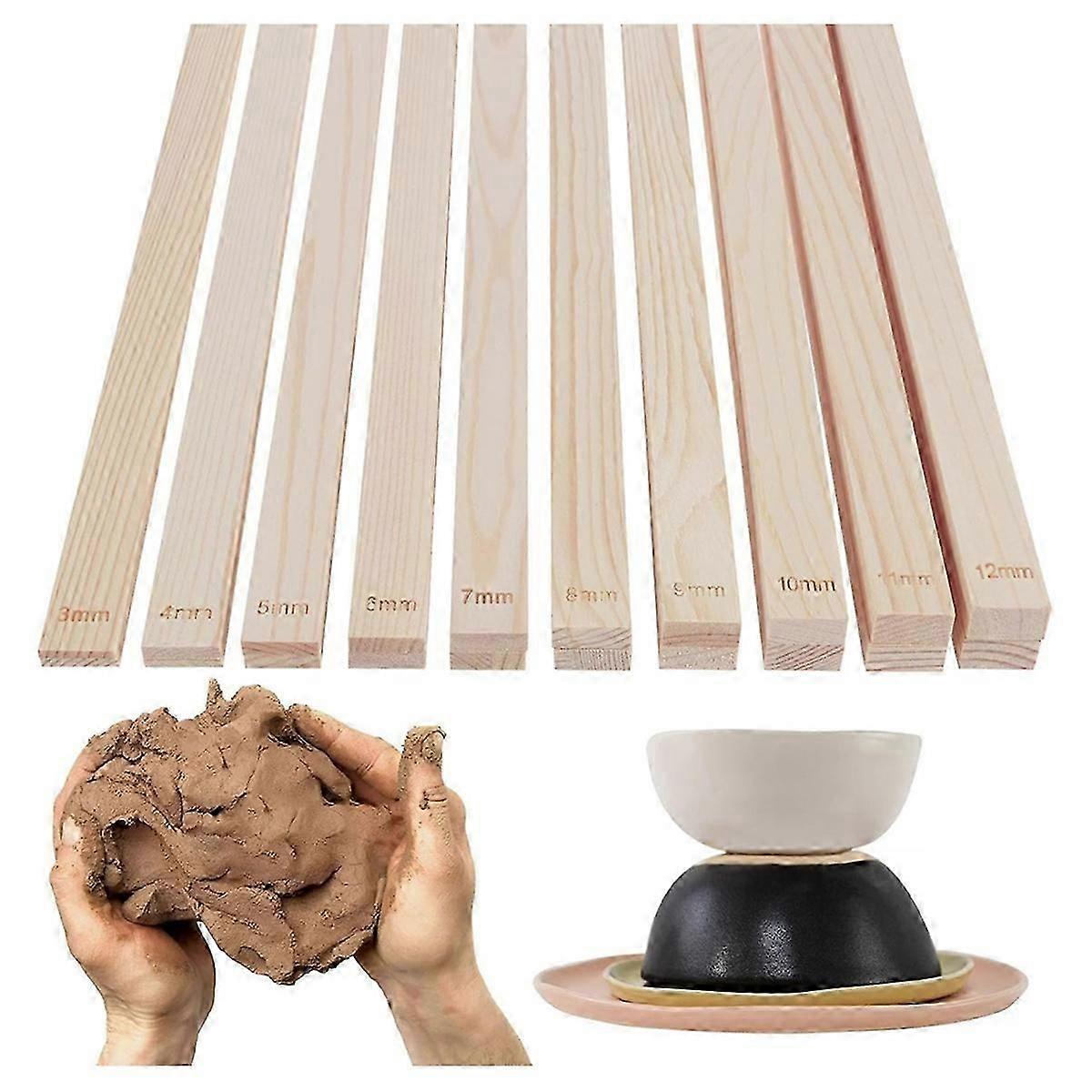 Pottery Teaching Tools with Thickness Measurement