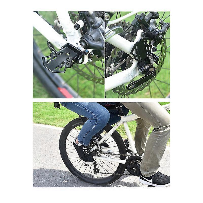 Bisiklet Arka Koltuk Pedalı Dağ Bisikleti İnsanlı Ayak Bisikleti Aksesuarları-B