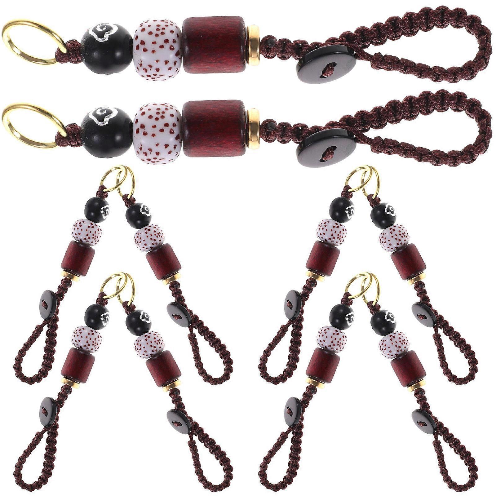 Universal Beaded Keychain, Handwoven Knot for Practical Decor