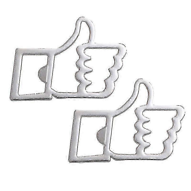 2pcs Barware Corks, Thumbs Up Bottle Opener