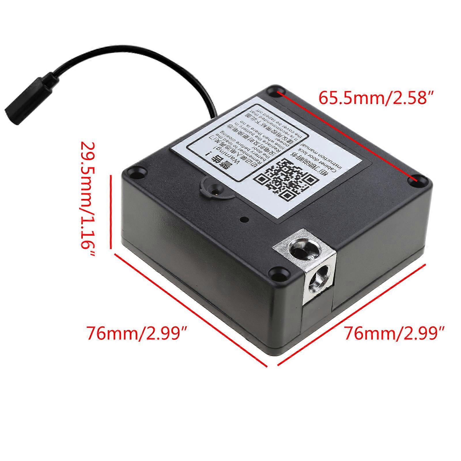 Cabinet Invisible Electronic RFID Lock Hidden Keyless Drawer Door Locks Sensor L  3pcs key