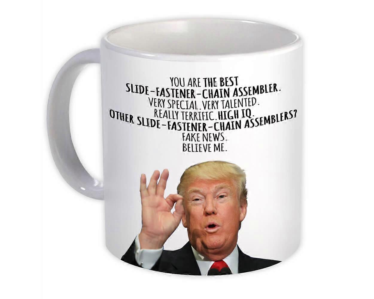 Great Slide-Fastener-Chain Assembler Gift Funny Trump : Mug Professions