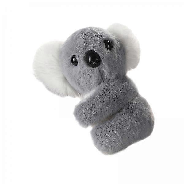 6xオートバイの飾りのための小さなぬいぐるみコアラ人形PPタイ付き手作りポータブル