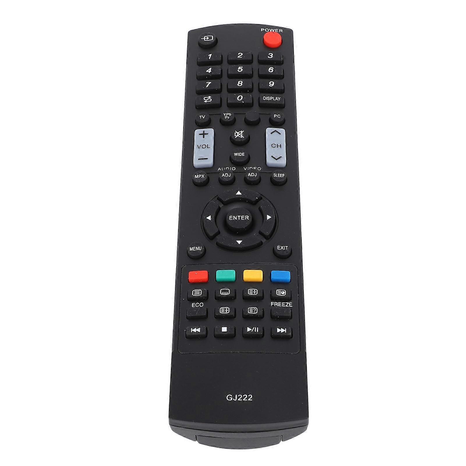 Portable TV Remote Control Replacement for GJ222 - Comfortable Hold & Sensitive Buttons