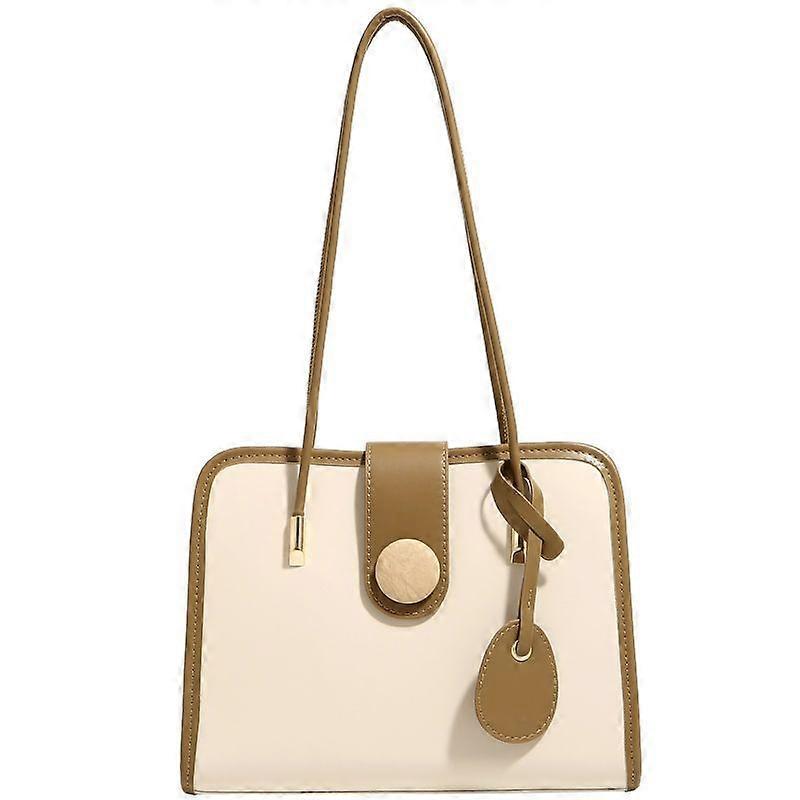 Beige Commuter Shoulder Bag 40cm x 30cm