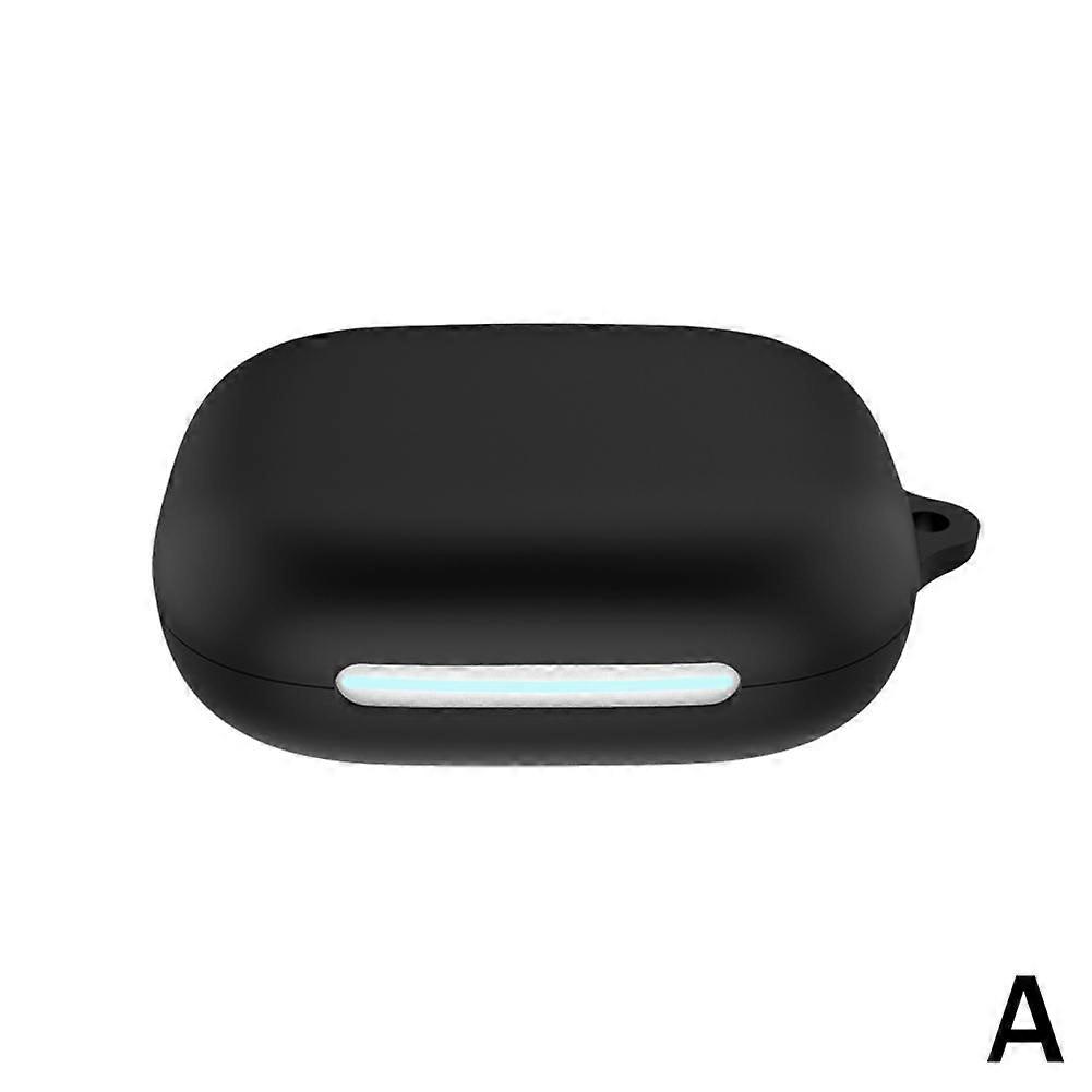 Black(A)$Compatible with Soundcore AeroFIT 2 earphone case silicone case anti-drop and dustproof earphone shell case