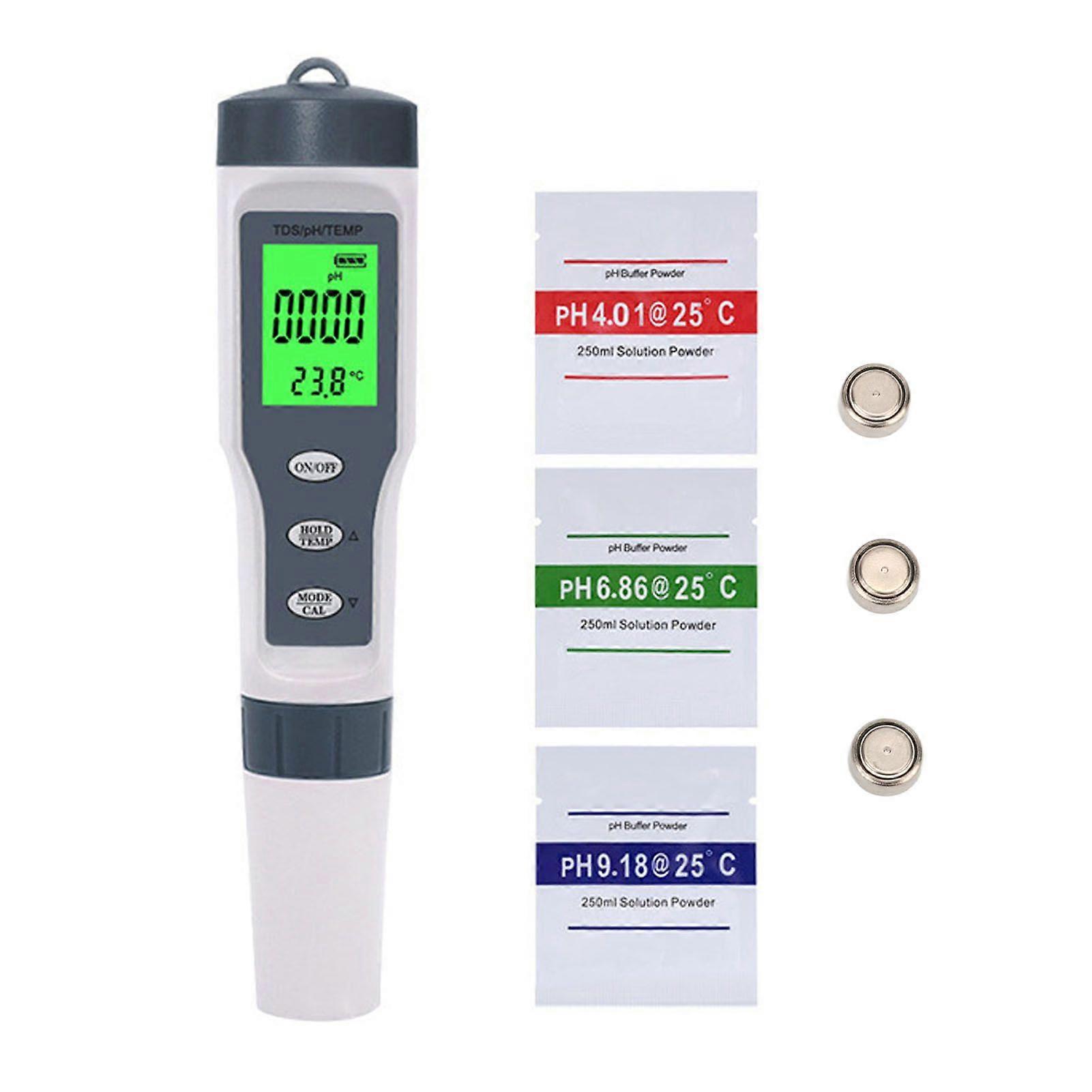 High quality  3 in 1 TDS/PH/TEMP test pen portable PH meter multi-parameter