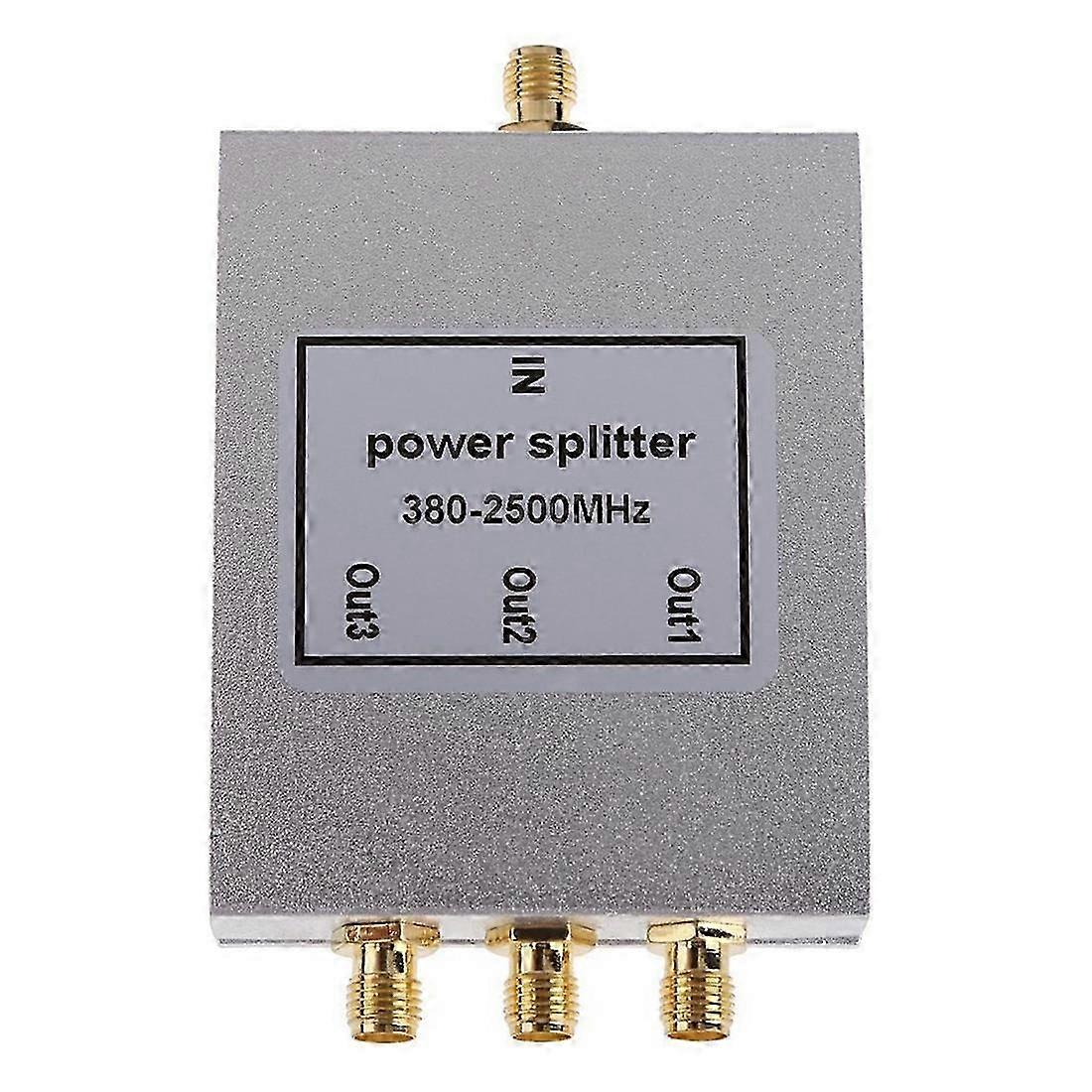 3 Way SMA Power Splitter 380Mhz-2500MHz,SMA Female Power Divider Signal Cable Splitter Female Divid