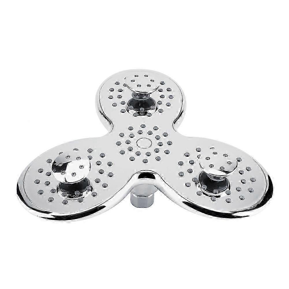 Water-Saving Full Plating Concealed Shower Head with Top Spray
