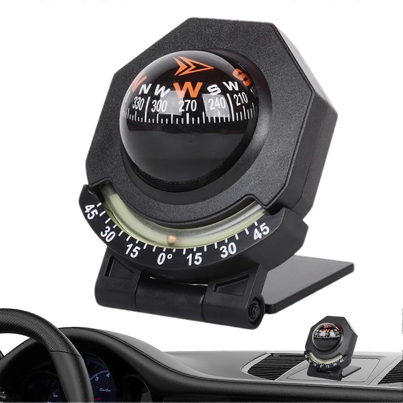 Boat Spherical Foldable Level with 180 Degree Adjustable Inclinometer for Camping, Adventure, and Climbing Vehicles