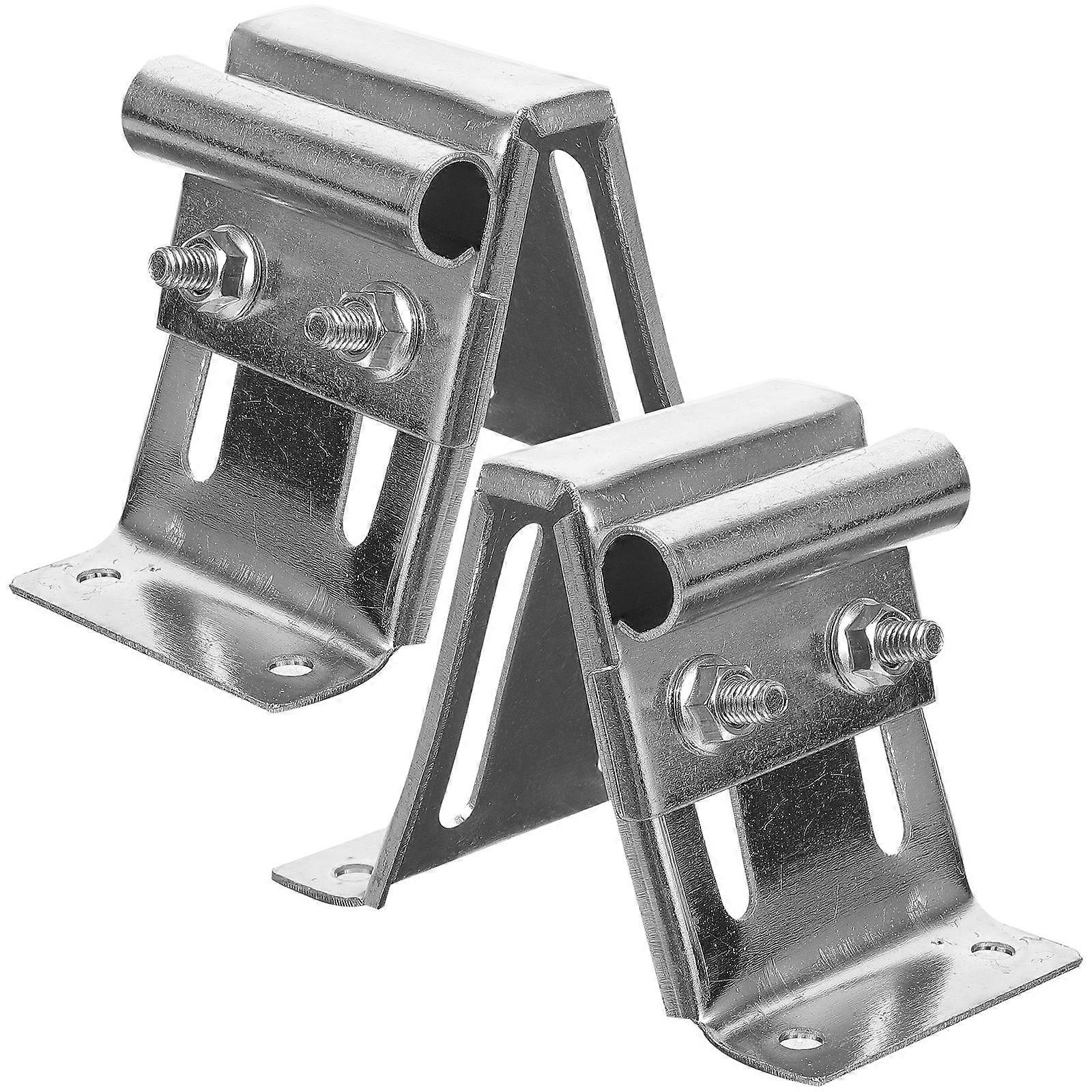 Adjustable Garage Door Bracket Set   Durable Plated Hinge for Residential Doors   Reliable Accessory for Enhanced Door Performance