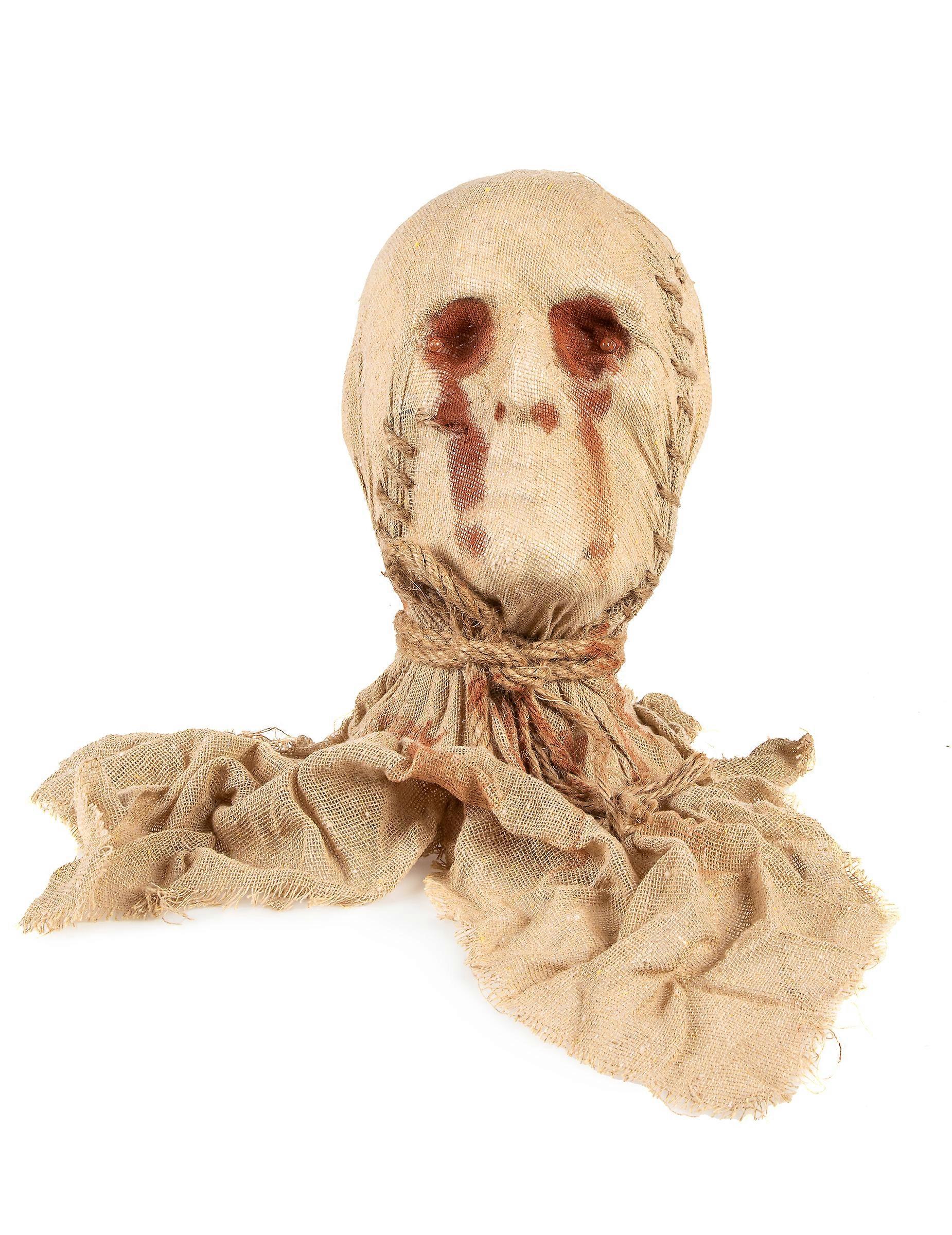 Luminous mummy head 50 cm