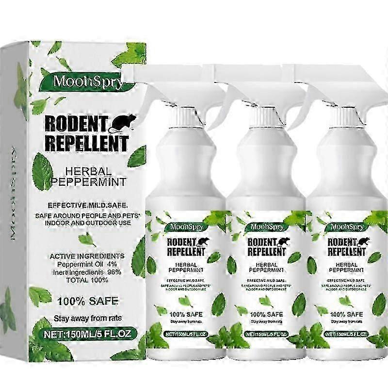 Rat Mouse Repellent Spray - 150ml Fast Acting Safe Around Pets Fz