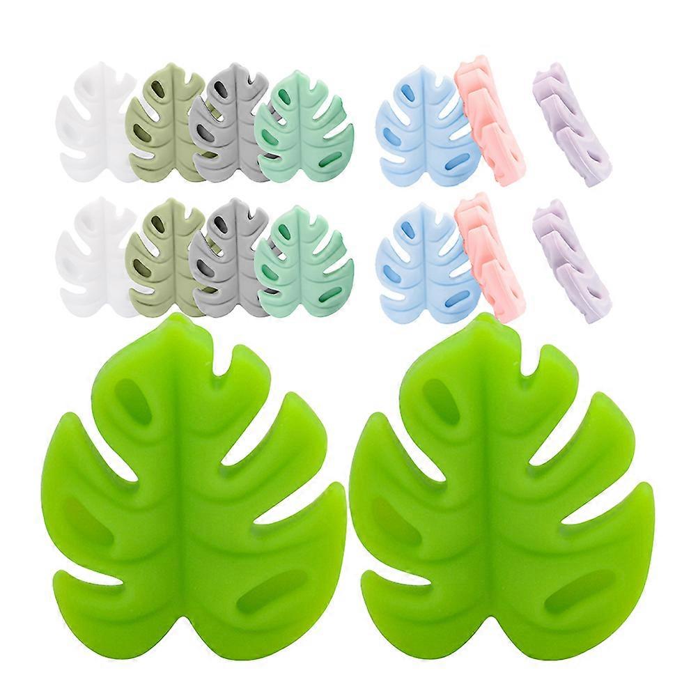 Skid-Proof Needle Tips Stoppers Silicone Knitting Accessories for Knitters 16Pcs