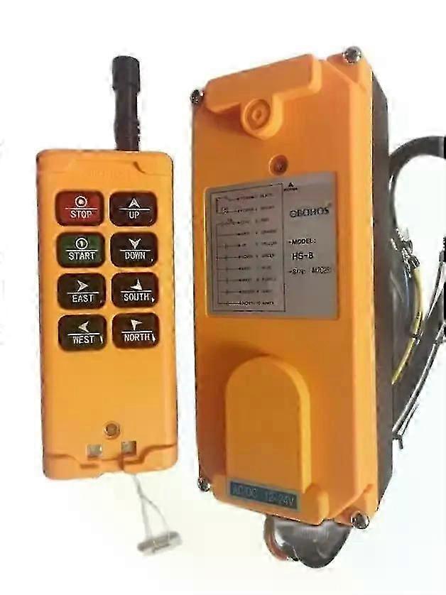 Industrial OBOHOS HS-8 1 Transmitter 8 Channels 1 Speed Control Hoist Wireless Crane Radio Remote Control System