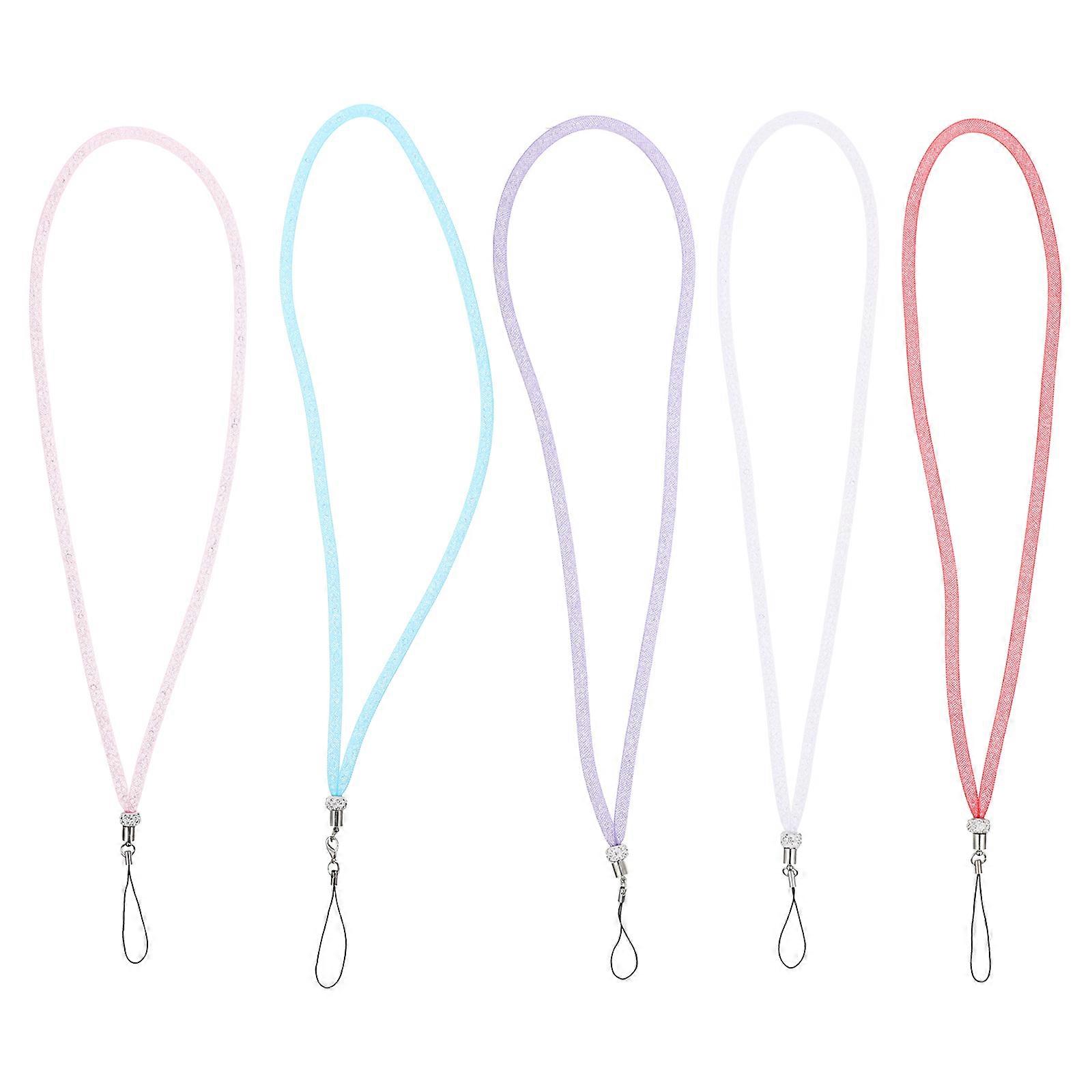 Neck Strap Lanyard Mobile Phone Hanging Chain 48X1X1CM 5Pcs