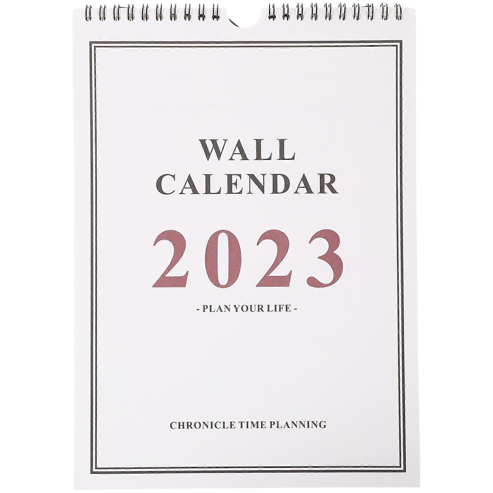 Office Hanging Calendar 2022 Home Hanging Schedule Rectangular Assorted Color Scheduling 1Pack