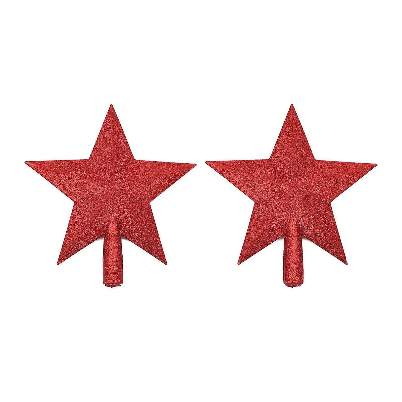 2pieces Star Christmas Tree Toppers Decoration Event Ref: 2761