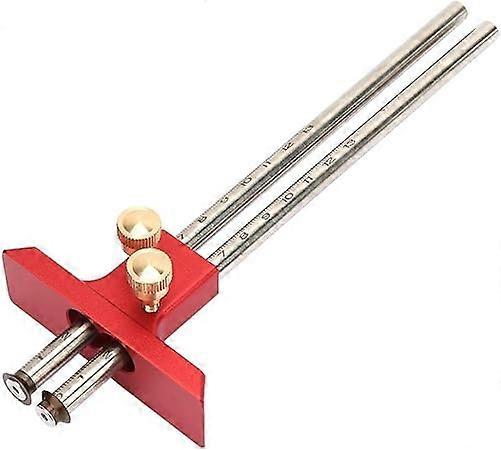 Wood marking woodworking marking double-head marking ruler, improve work efficiency