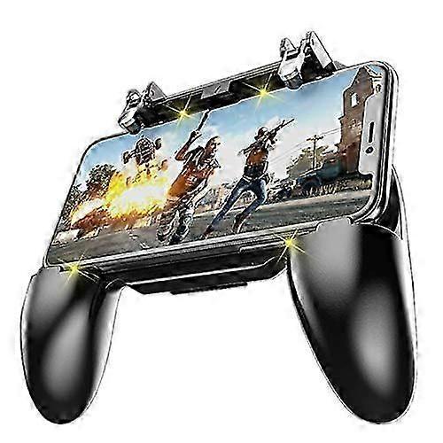 Mobile Game Controller for PUBG Mobile Controller L1R1 Mobile Game Trigger Joystick Gamepad for 4-6.5" iOS & Android Phone(W10 Update)