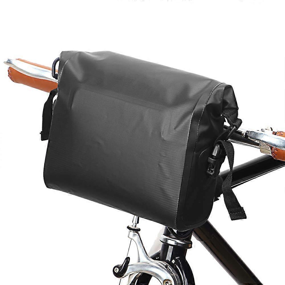 Waterproof Rolltop Handlebar Bag for Mountain Bikes, Road Bikes, E-Bikes & Scooters with Adjustable Straps and Durable Material