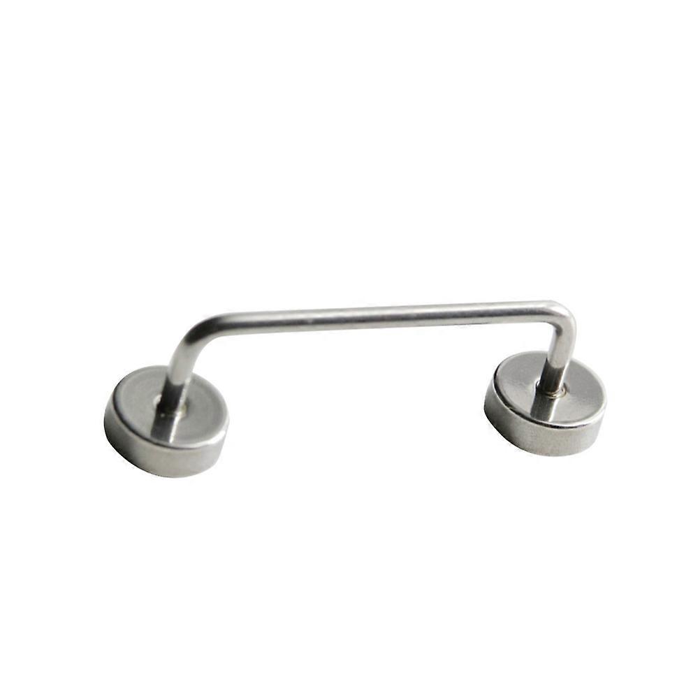 Collarbone Body Piercing Ring Studs Silver Round Cake Style Body Art Enthusiasts 2Pcs