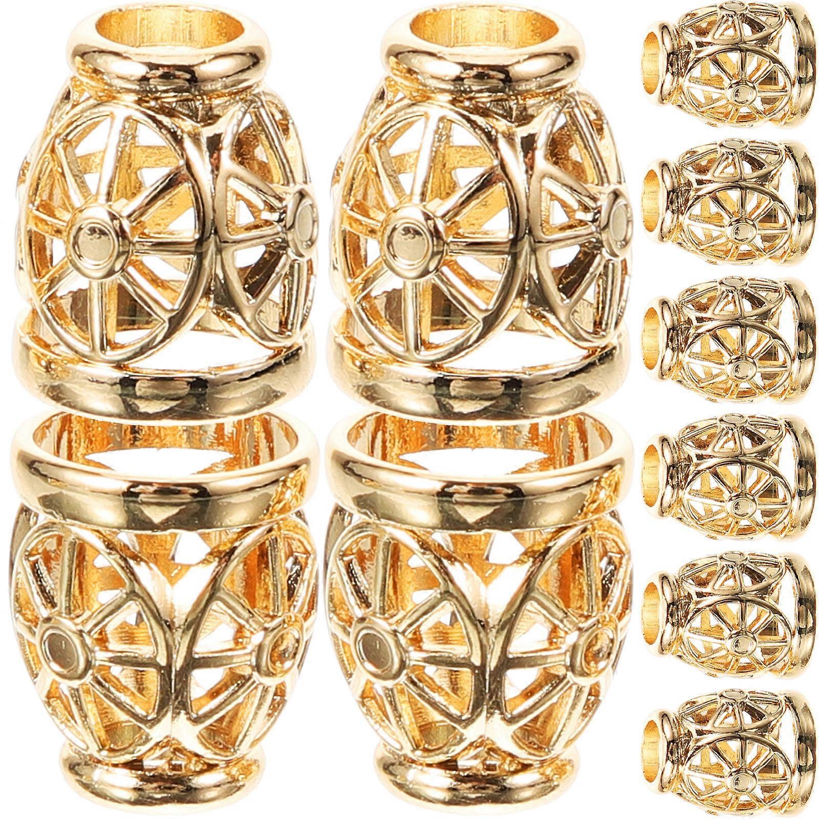 Here's a refined and product description based on your input:
**10pcs Metal Hollow Cord – Durable Alloy Cord Stoppers for Hoodies, Pants, Hats &