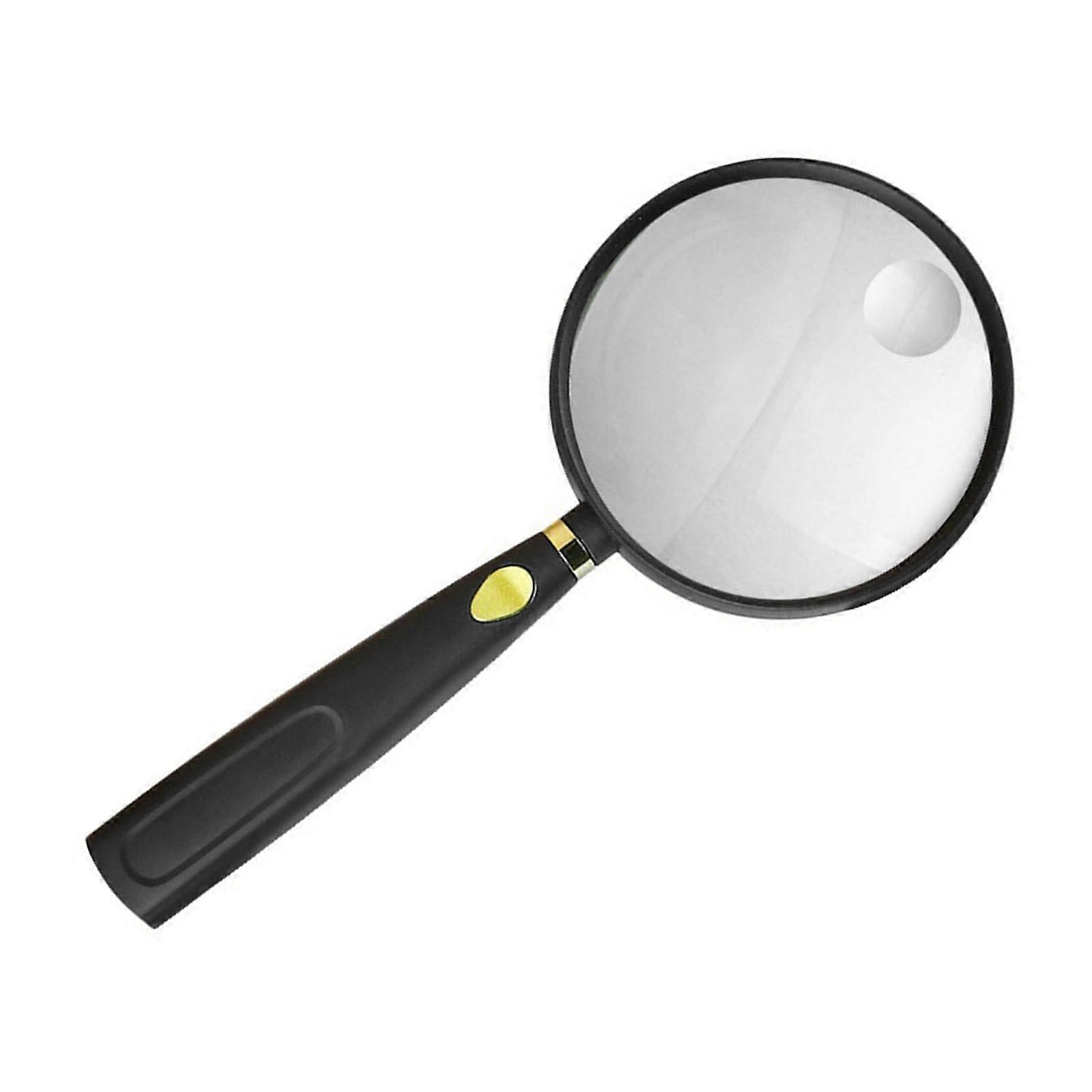 Handheld Magnifying 5/6/13x Illuminated Lens for Newspaper Book Reading Reading Lens 5/6/13x Lens 13 Times