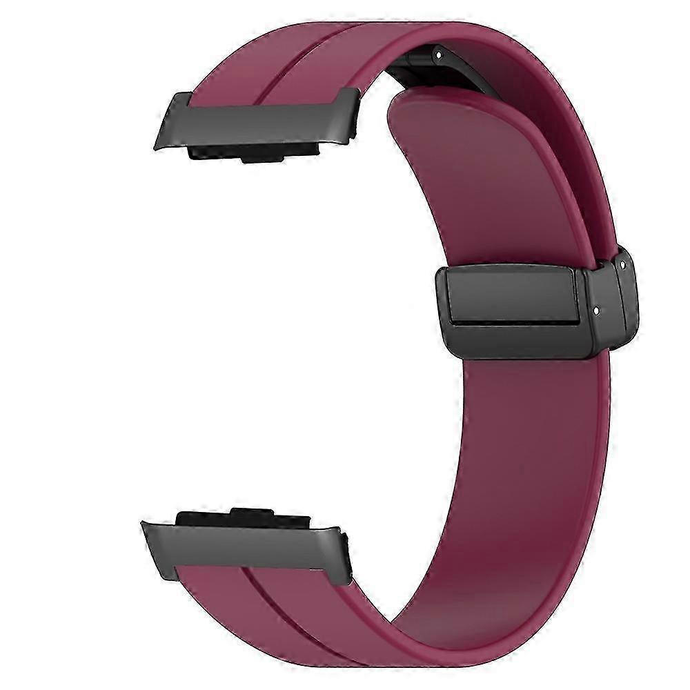 Type G Silicone Watch Strap Replacement for a Certain Brand with Magnetic Folding Buckle