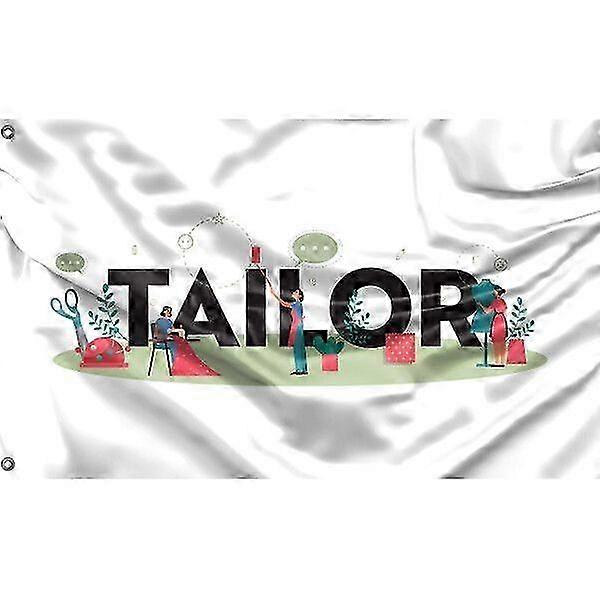Unique Design Tailor Flag, Size 3x5 Ft / 90x150 cm or 4x6 Ft / 120x180 cm