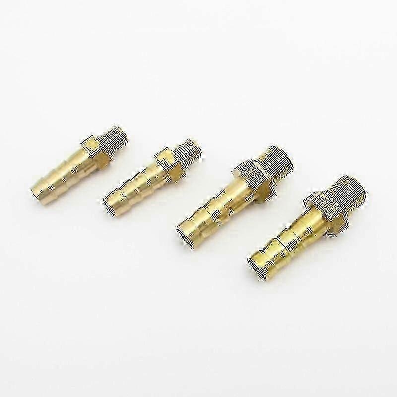 M6 to 6mm Hose Barb Male Thread Brass Pipe Fitting Coupler Connector Adapter