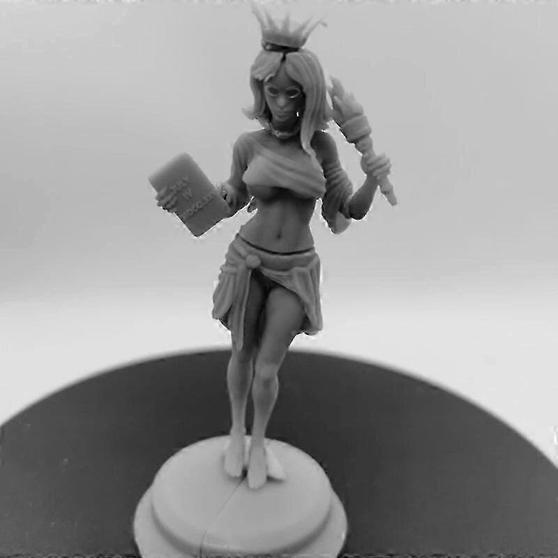 Statue of Liberty Resin Figure Model Kit 1/24 Scale 85mm Height Unassembled Unpainted Diorama Toys