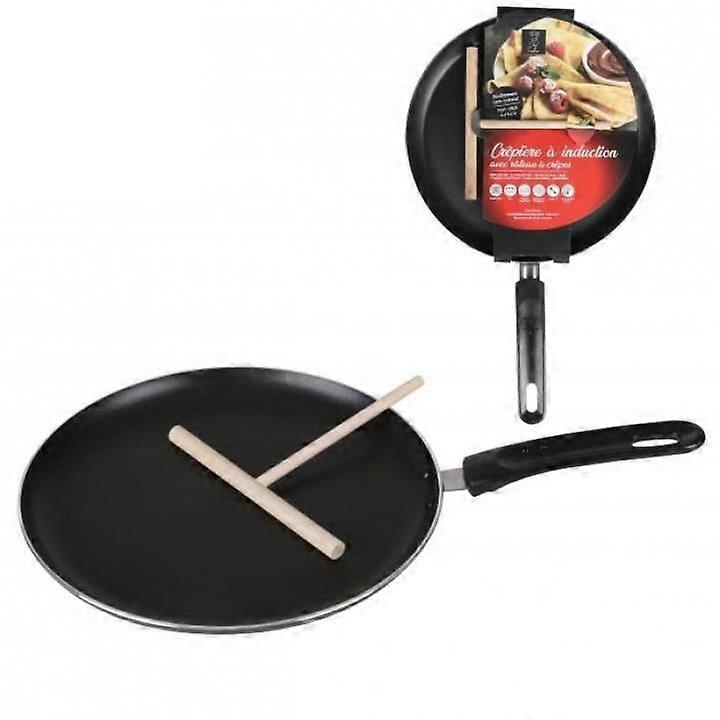 Non Stick Pancake Pan, All Stoves D26CM With Raclette Cookware Metal Breakfast Grill Induction